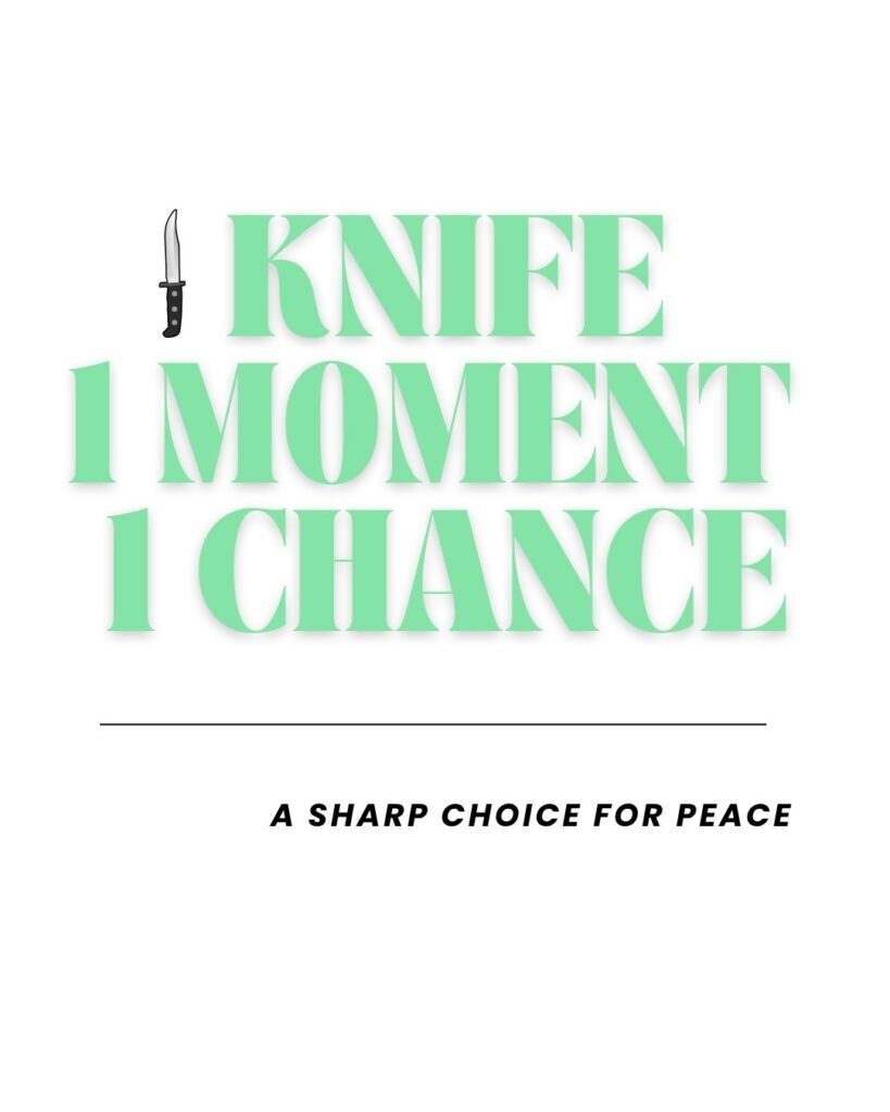 1 knife, 1 moment, 1 chance